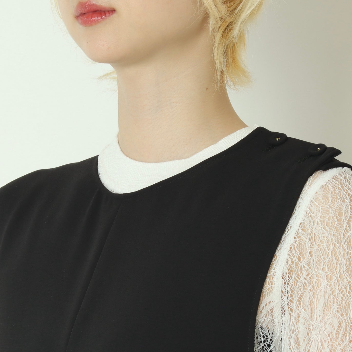 ラウンドネックノースリーブオールインワン  R1692A-26