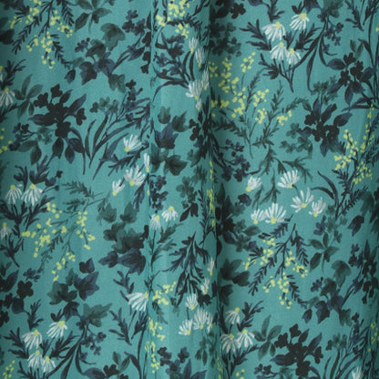 割線フラワープリントギャザースカート  U2304H-26