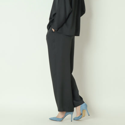 サテンツイルワイドパンツ  U2221H-25