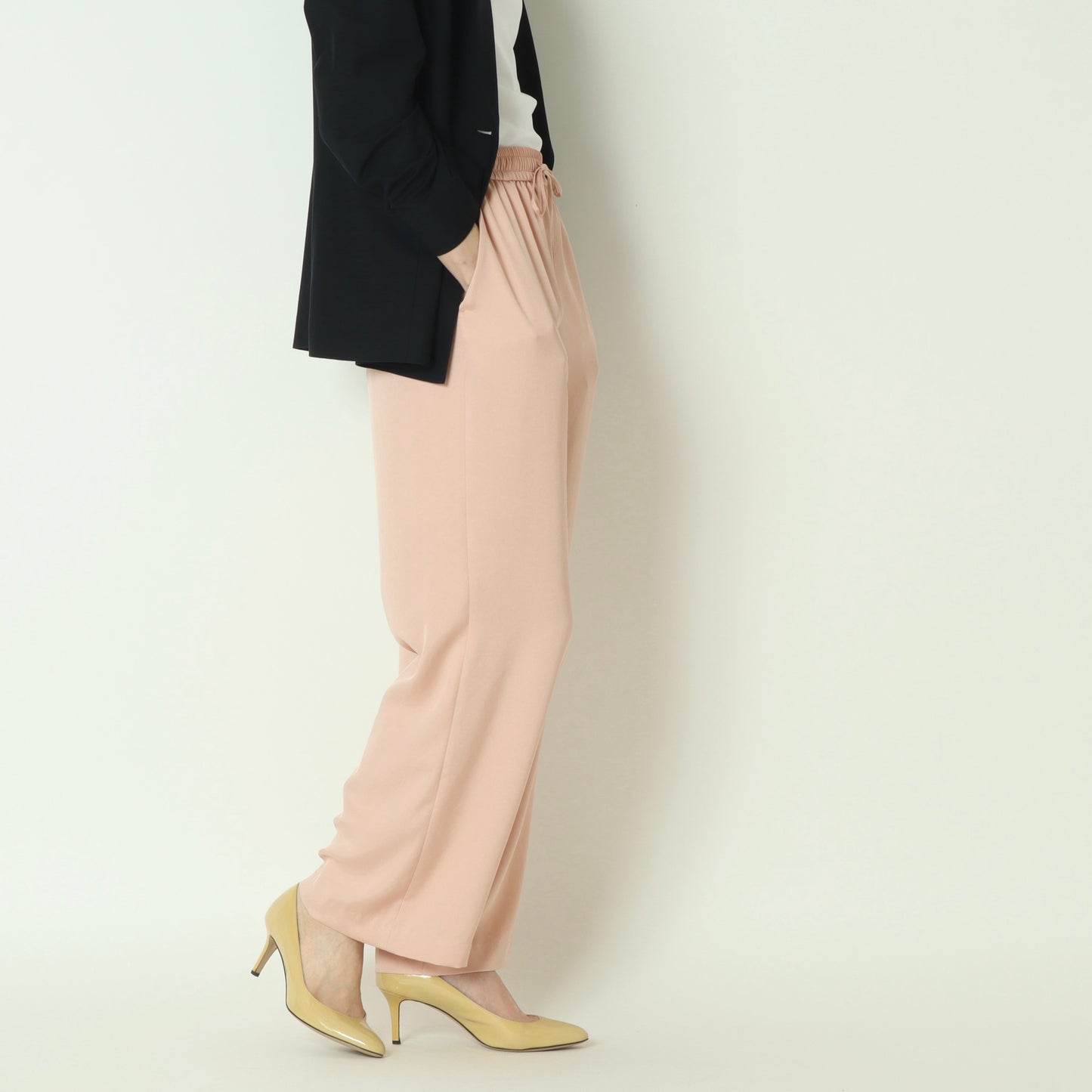 サテンツイルワイドパンツ  U2221H-25