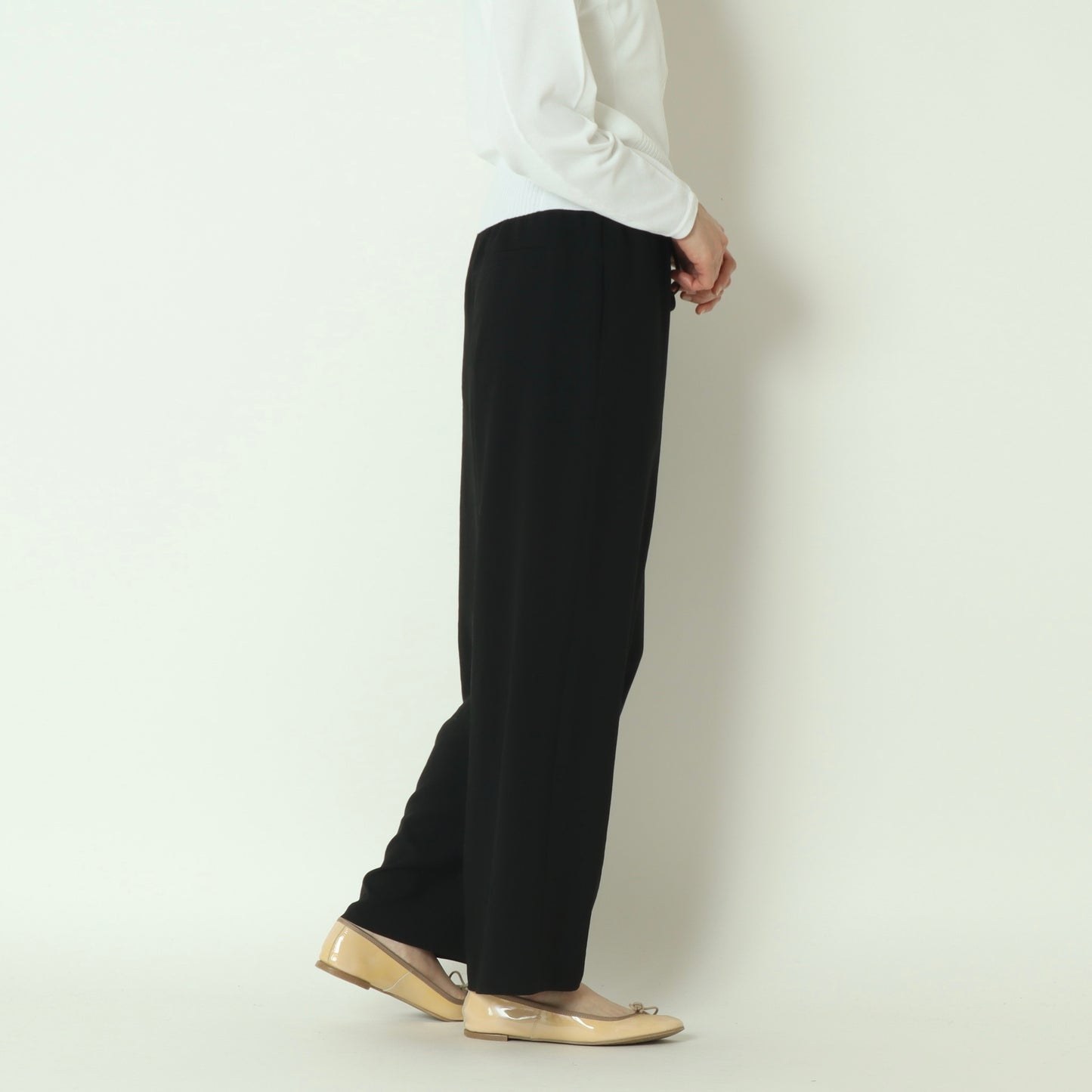 サテンツイルワイドパンツ　U2326H-26