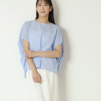 ストライププルオーバーブラウス　U2339H-26