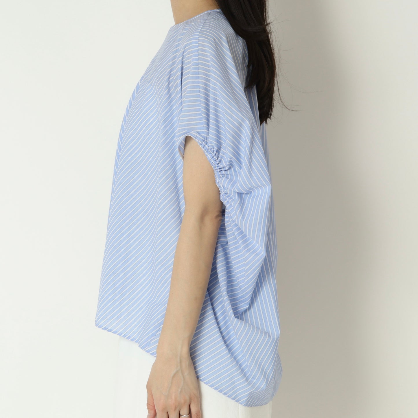 ストライププルオーバーブラウス　U2339H-26