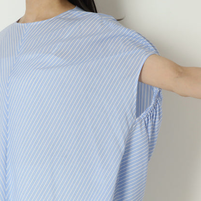 ストライププルオーバーブラウス　U2339H-26