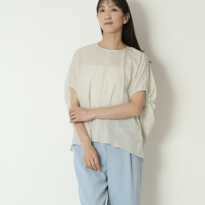ストライププルオーバーブラウス　U2339H-26