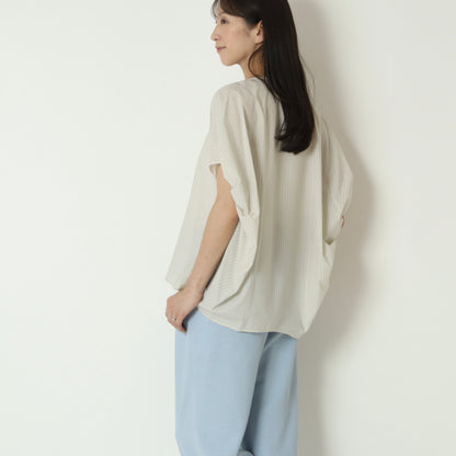 ストライププルオーバーブラウス　U2339H-26