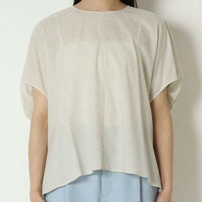 ストライププルオーバーブラウス　U2339H-26