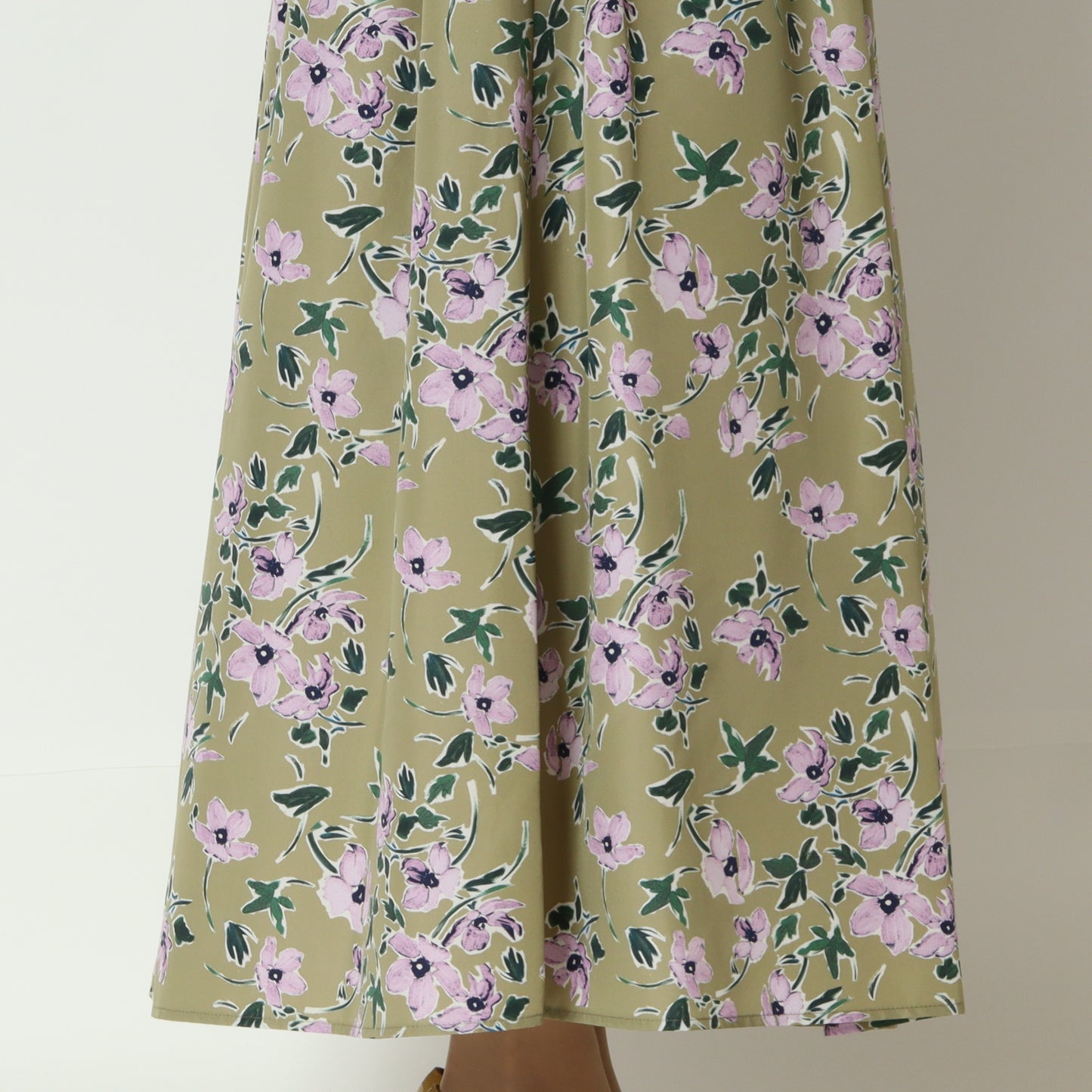 フラワープリントギャザースカート　J4936A-26