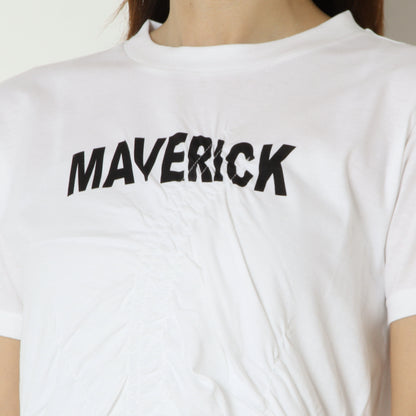 ギャザーMAVERICKロゴTシャツ　MM5154