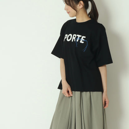 フリンジロゴプリントT 7611006