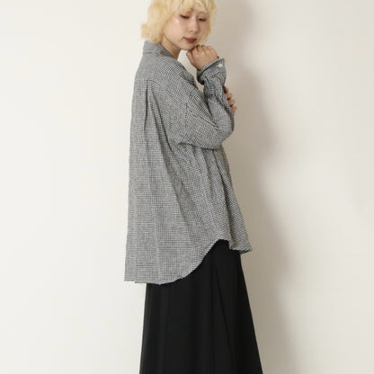 フレンチリネン2WAYシャツ　8623205