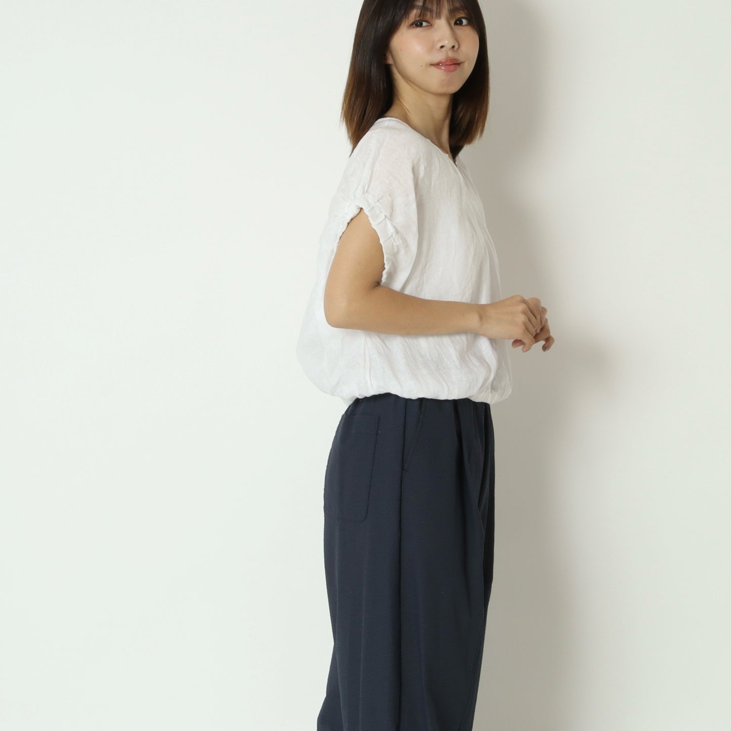 リネンスキッパーブラウス　8623204