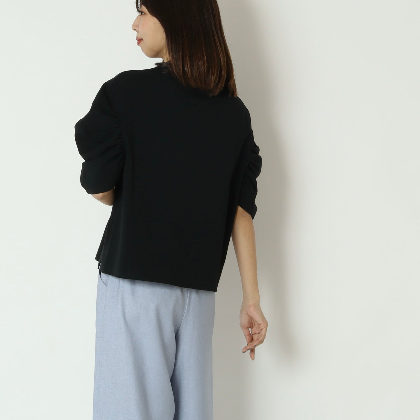 バルーンスリーブカットソー　7621012