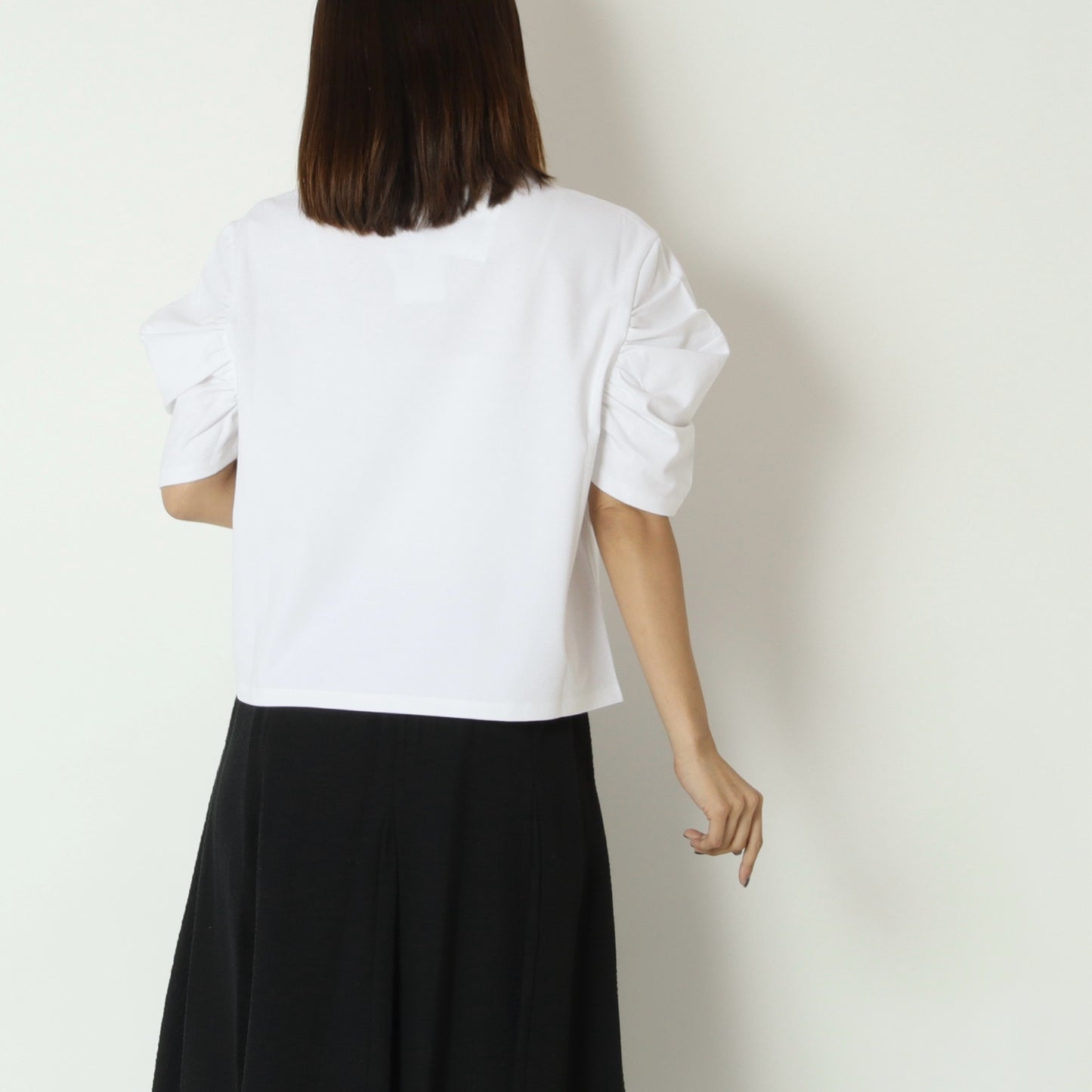 バルーンスリーブカットソー　7621012