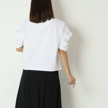 バルーンスリーブカットソー　7621012
