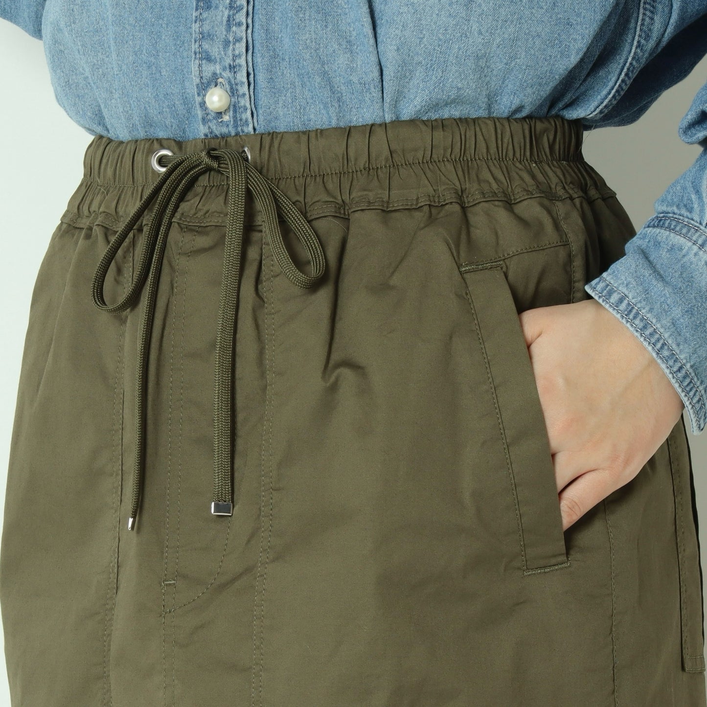 ドロスト付きナロースカート  622605