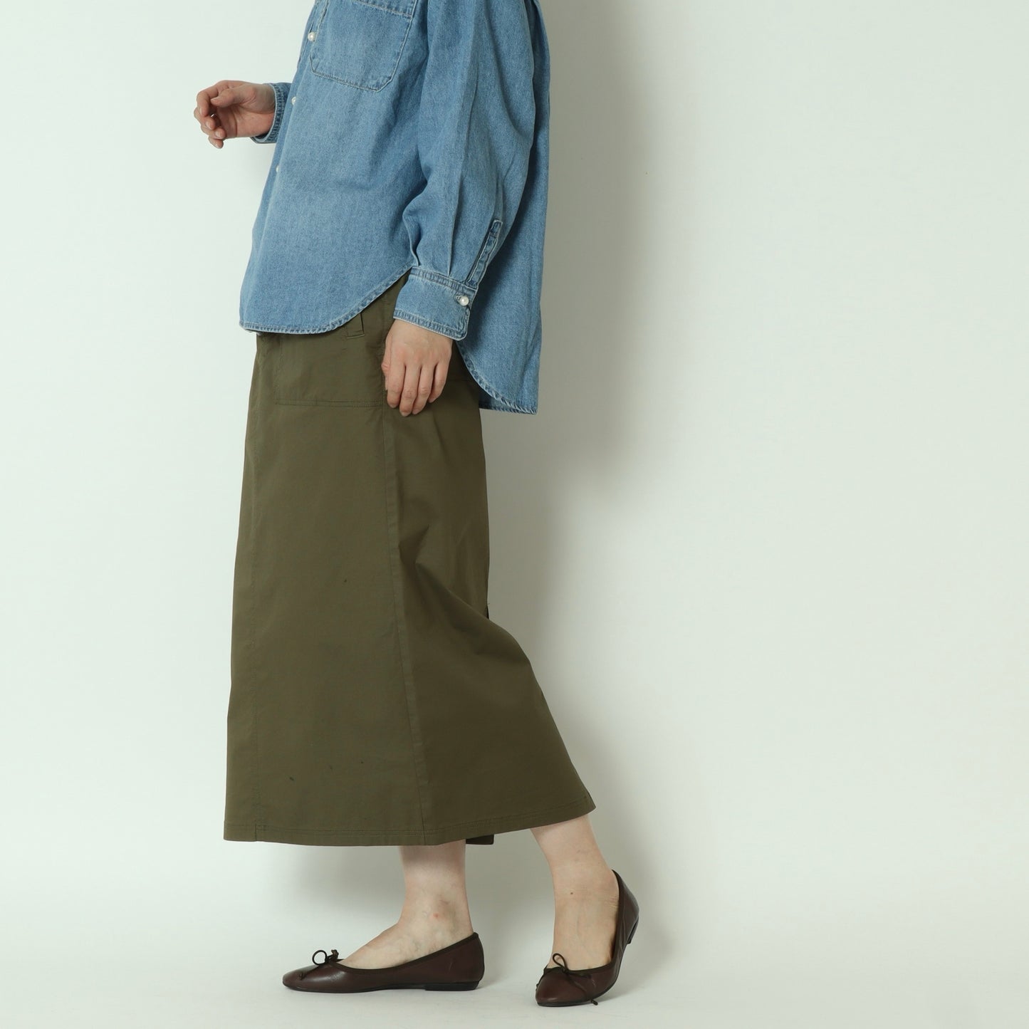 ドロスト付きナロースカート  622605