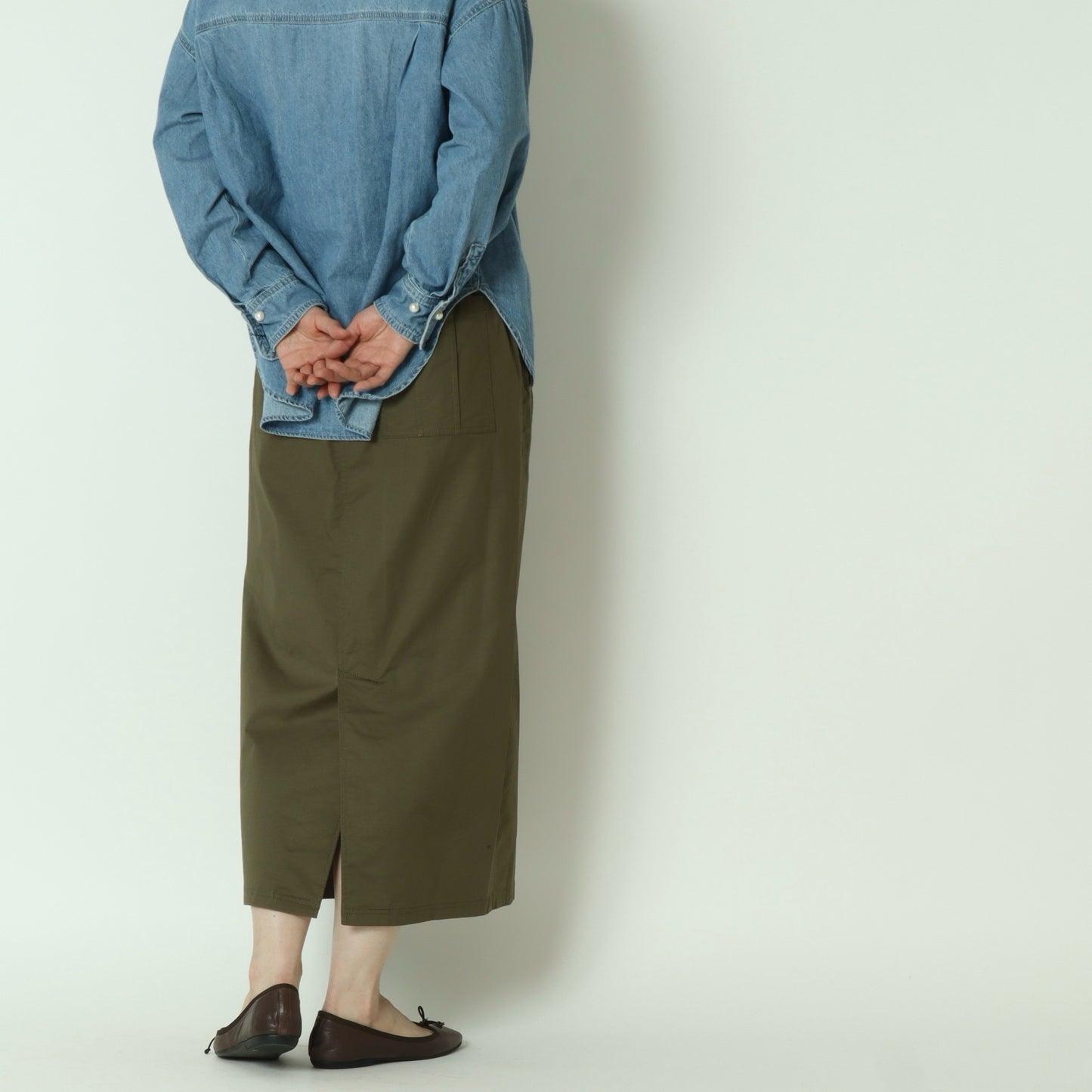 ドロスト付きナロースカート  622605