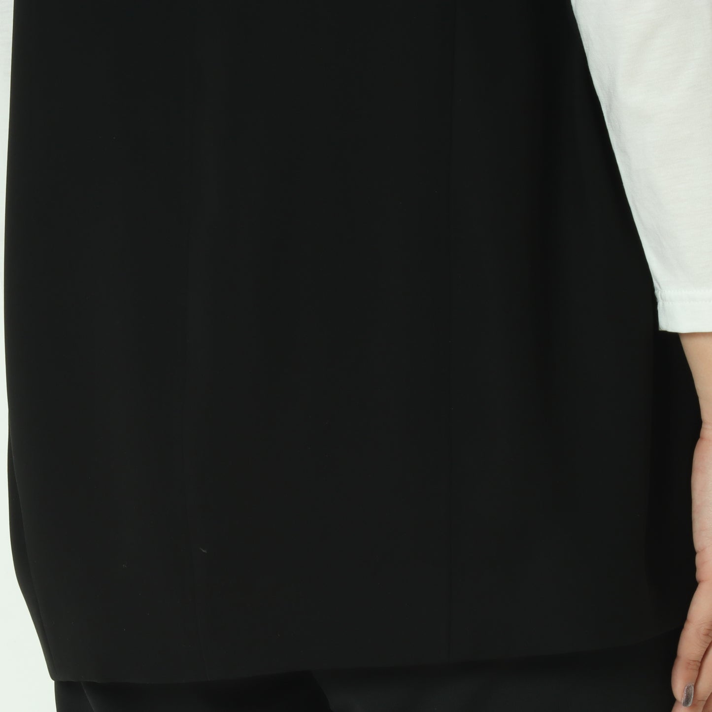 サイドプリーツジレ  611407