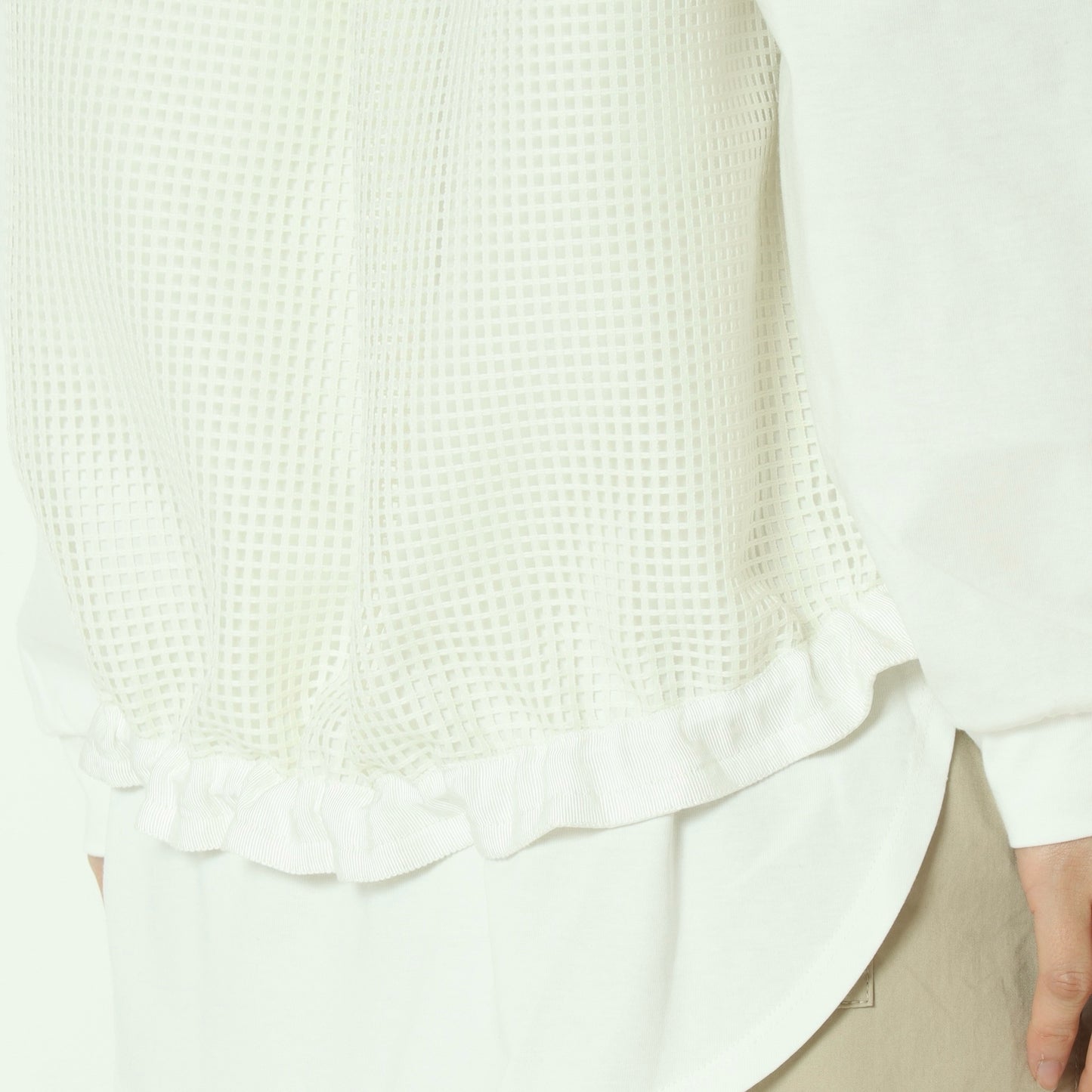 ドロスト付きメッシュ切替ジップベスト  611417