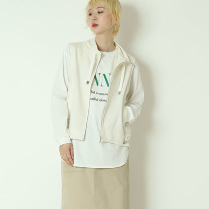 ドロスト付きメッシュ切替ジップベスト  611417