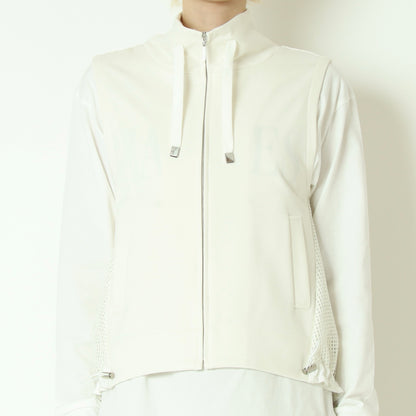 ドロスト付きメッシュ切替ジップベスト  611417