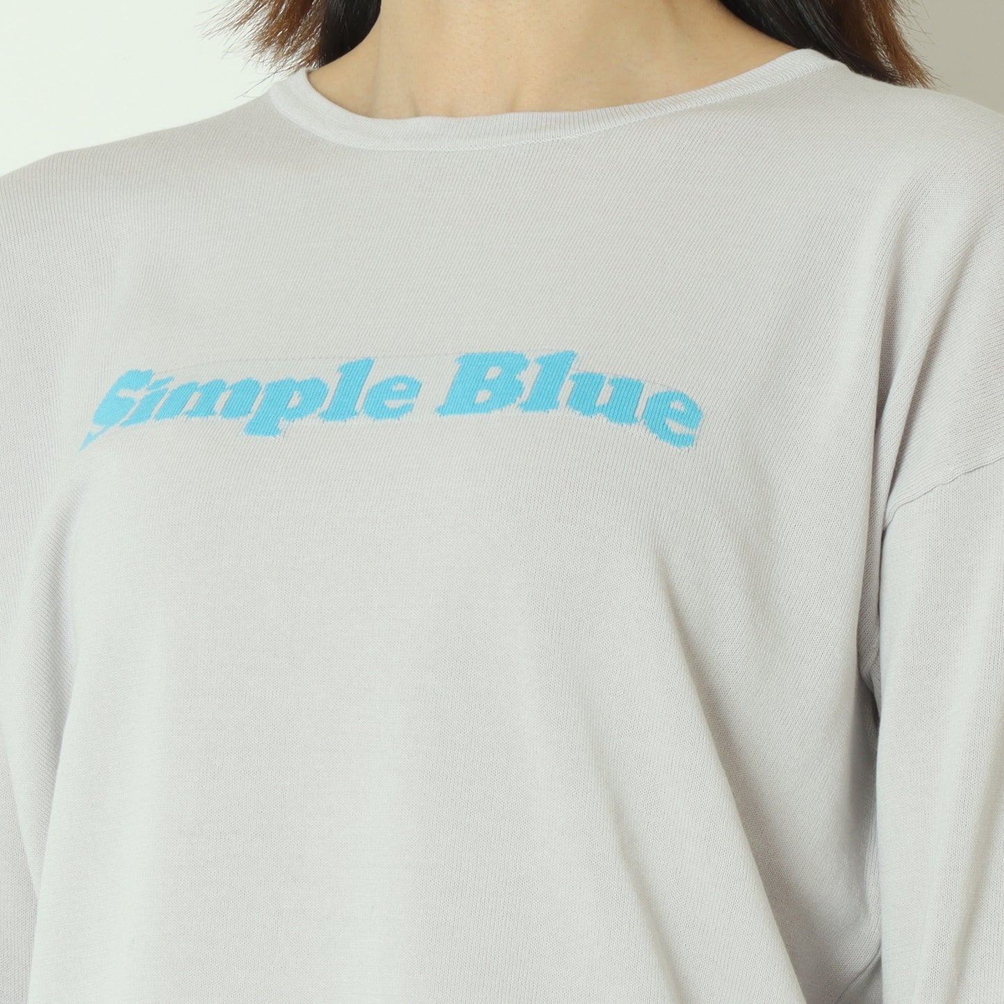 バイカラーロゴニット  611916