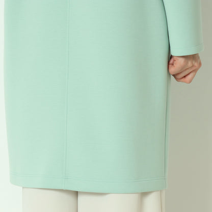 ノーカラーボンディングコート　611440