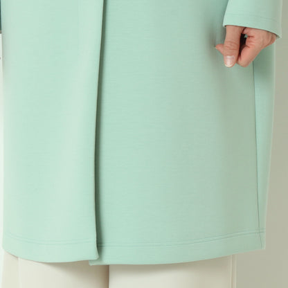 ノーカラーボンディングコート　611440