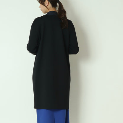 ノーカラーボンディングコート　611440