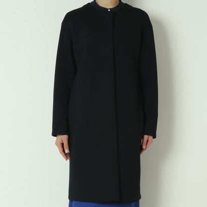 ノーカラーボンディングコート　611440