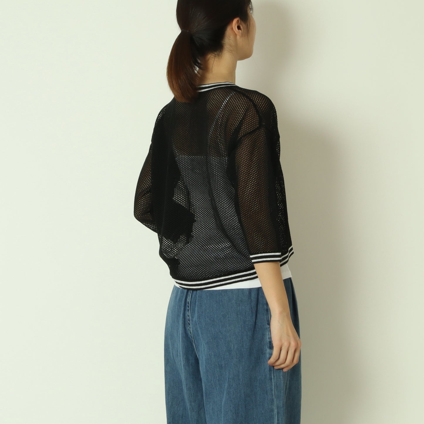 メッシュニットプルオーバー　621909
