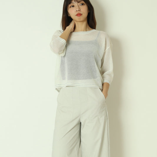 メッシュニットプルオーバー　621909