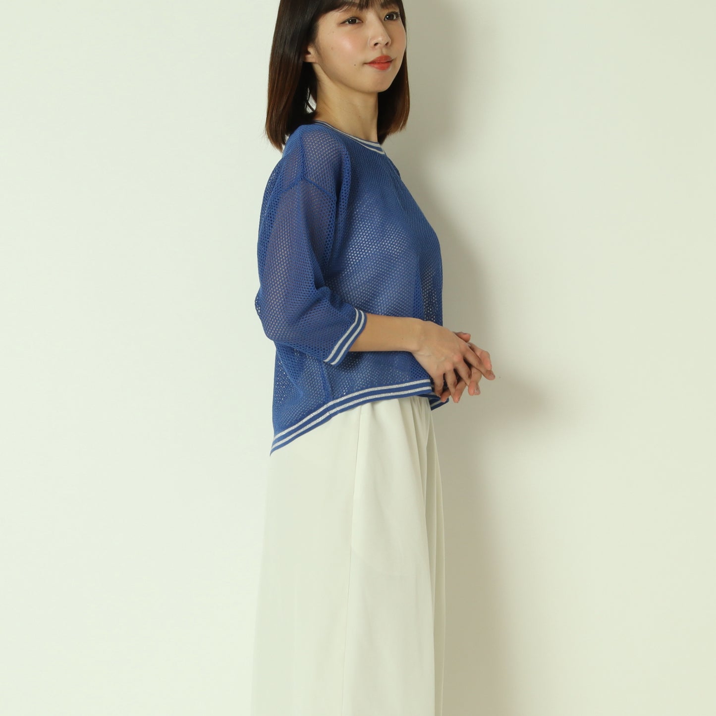 メッシュニットプルオーバー　621909