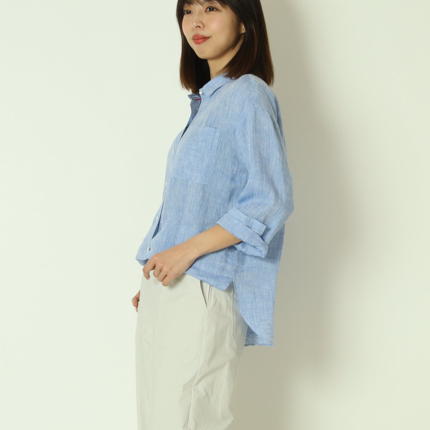 フレンチリネンシャツ　621417