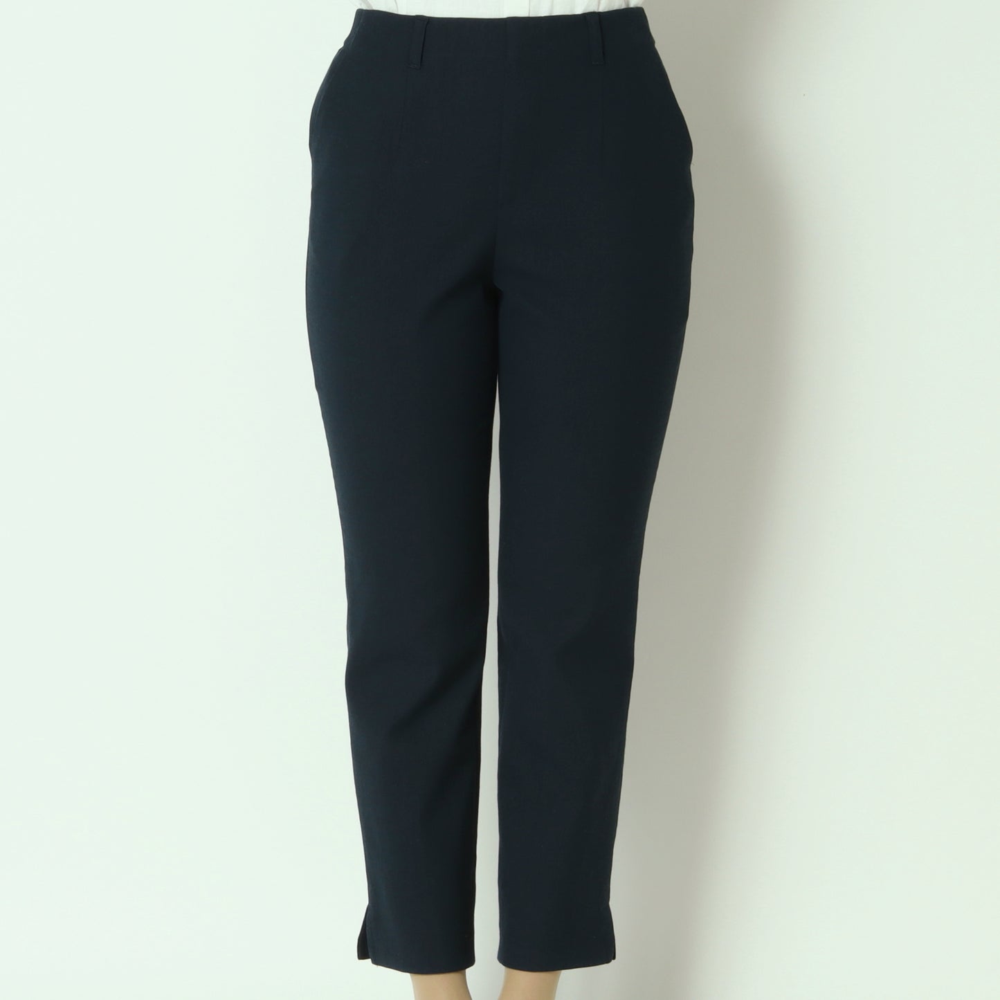 リネンライクテーパードパンツ　611620