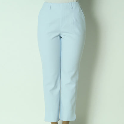 リネンライクテーパードパンツ　611620