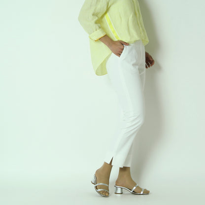 リネンライクテーパードパンツ　611620