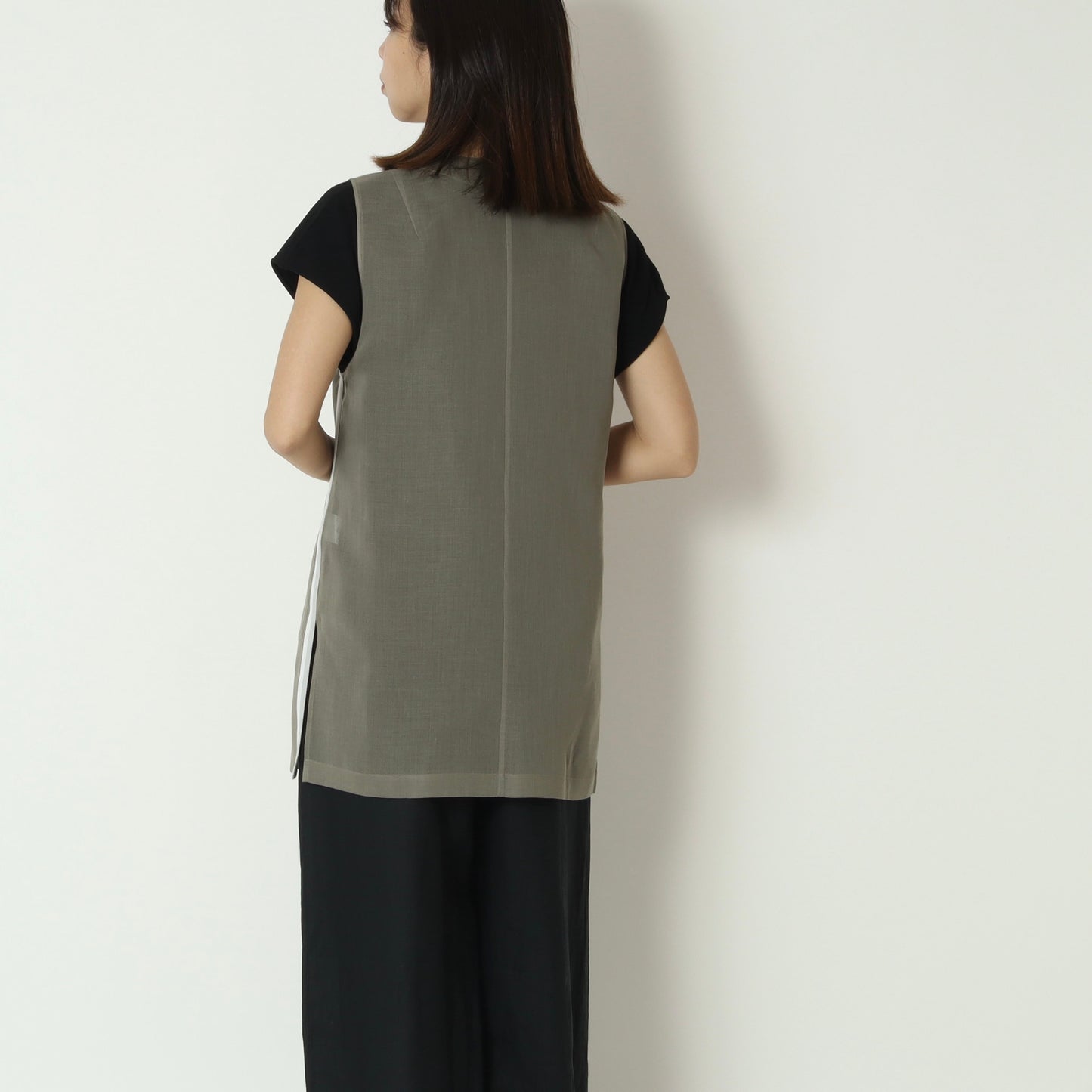 シアーサイドラインミドルジレ　621419