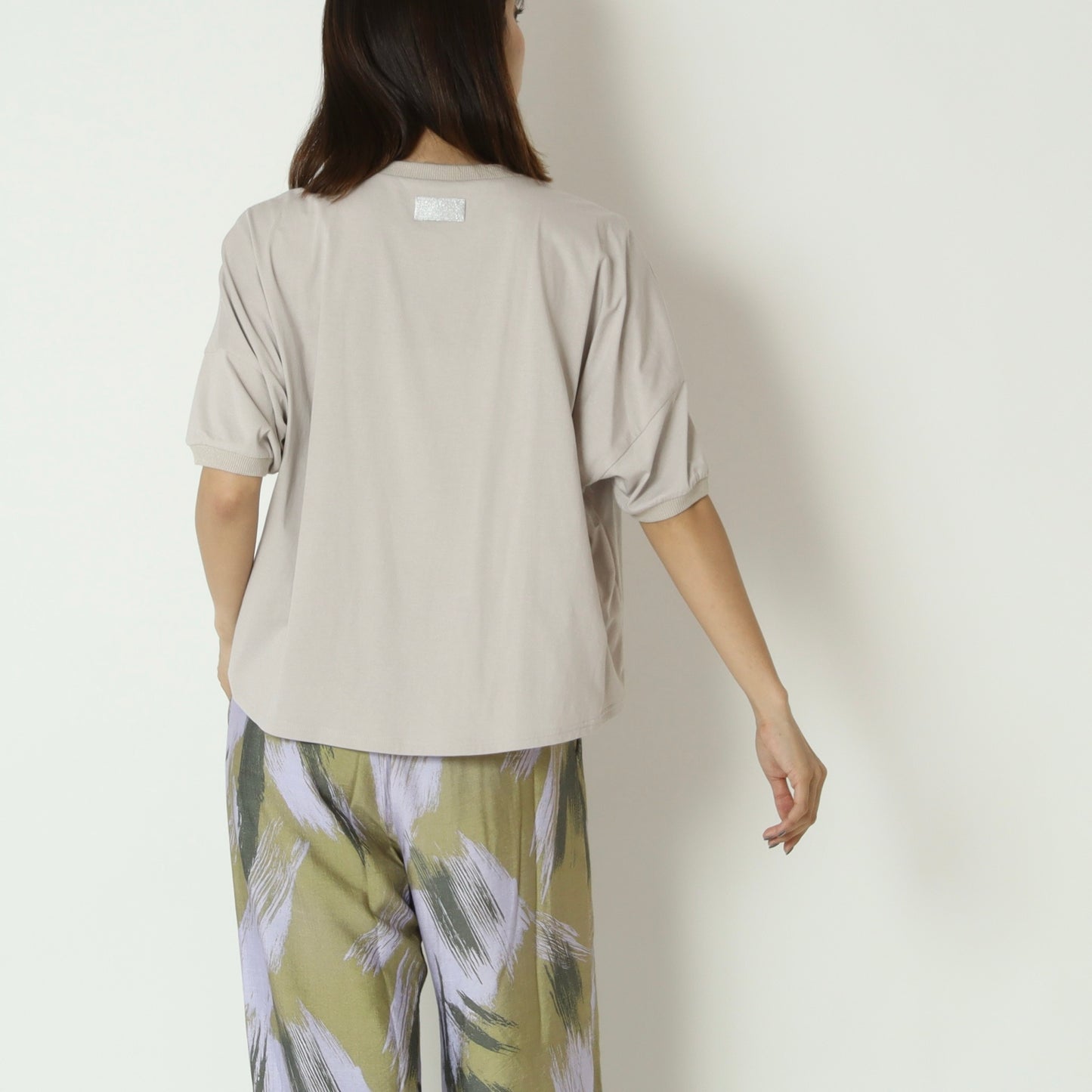 ベロアロゴコットンTシャツ　621904