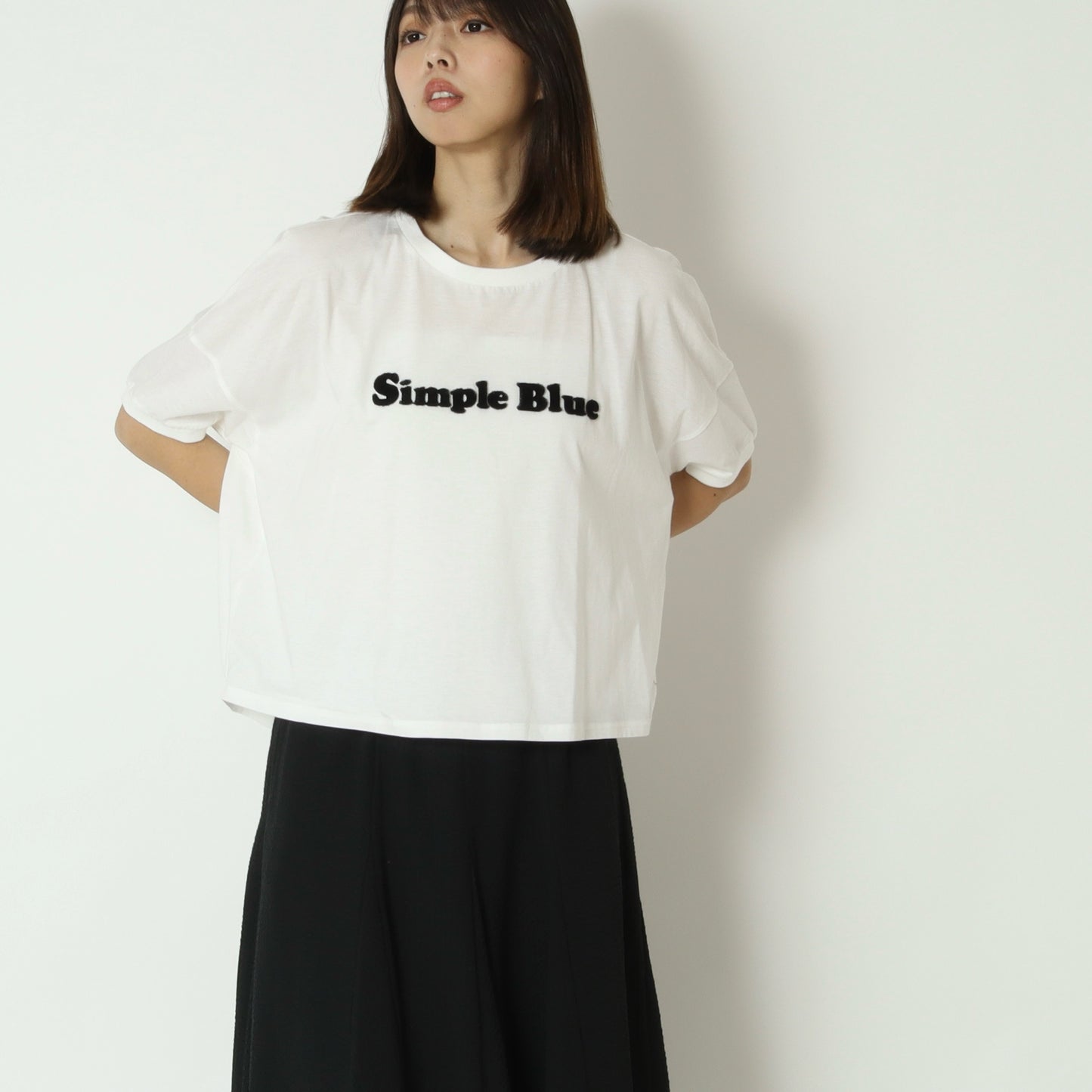 ベロアロゴコットンTシャツ　621904