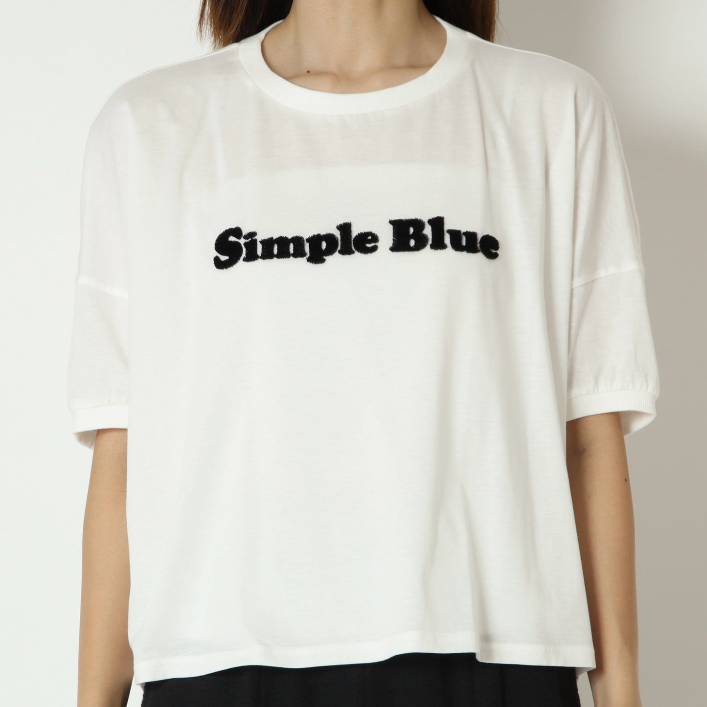 ベロアロゴコットンTシャツ　621904