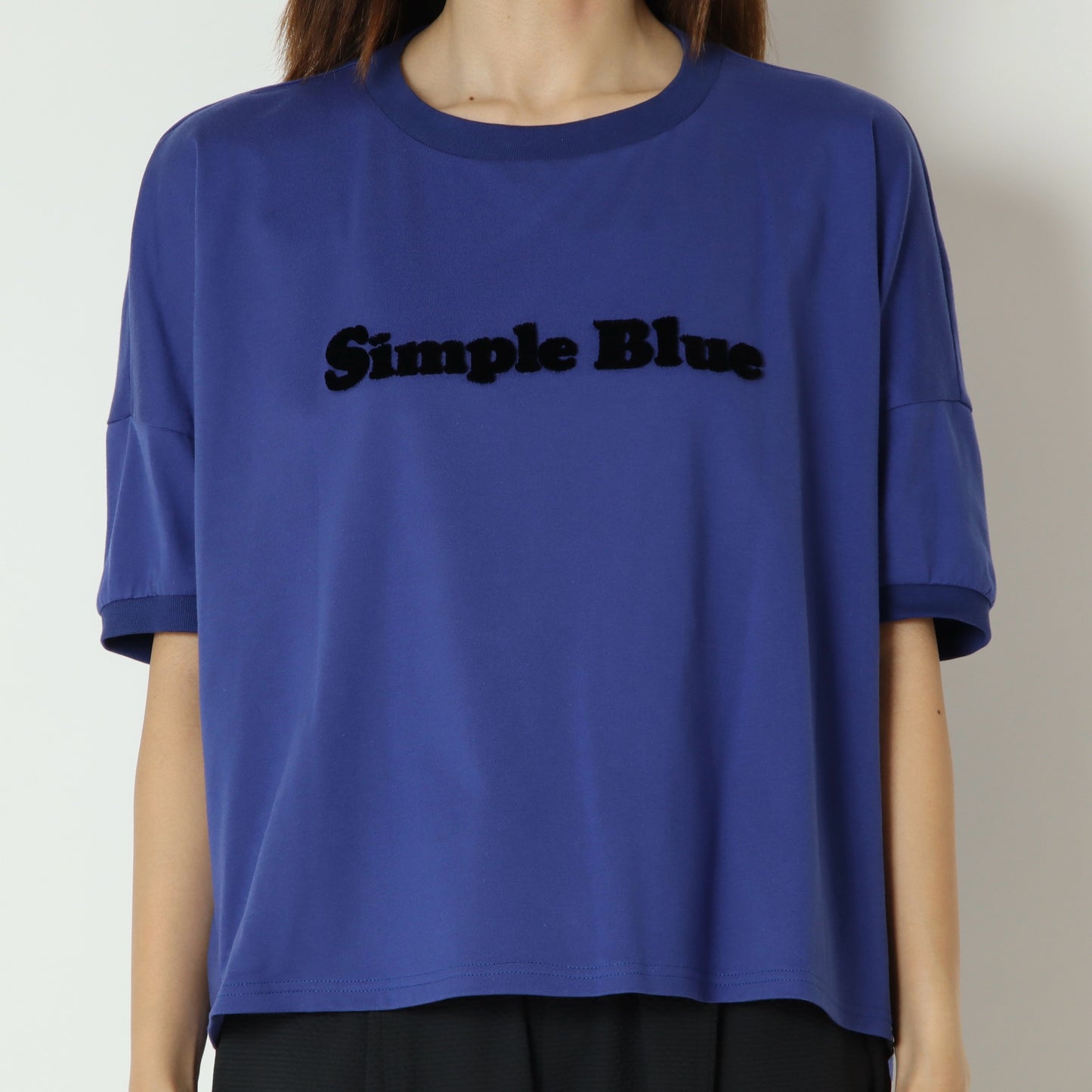 ベロアロゴコットンTシャツ　621904