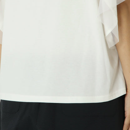 メッシュスリーブカットソー　622918