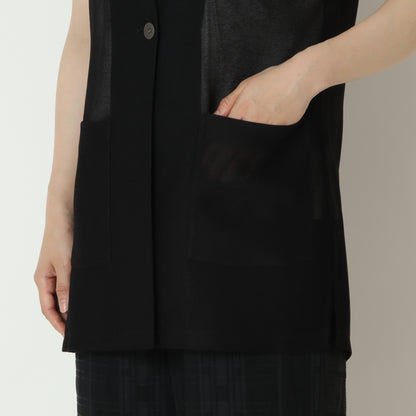 メッシュロングベスト　631427