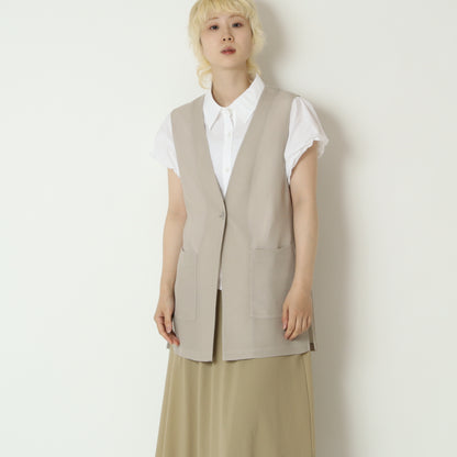 メッシュロングベスト　631427