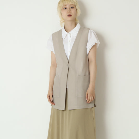 メッシュロングベスト　631427
