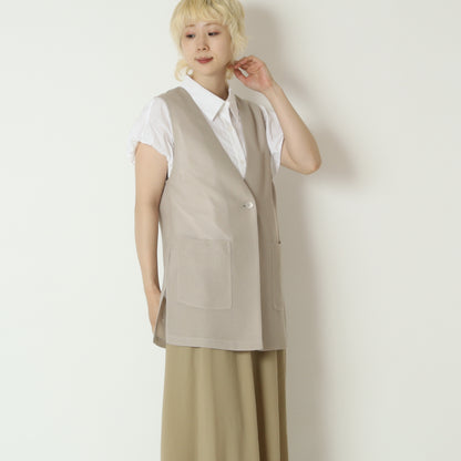 メッシュロングベスト　631427