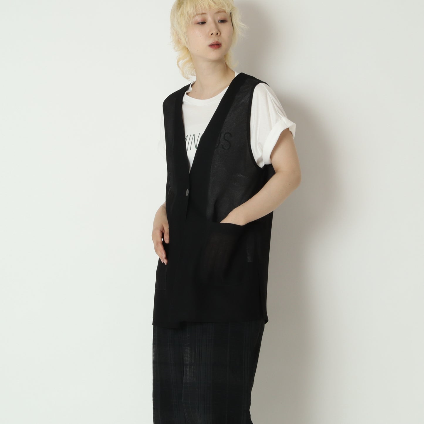 メッシュロングベスト　631427