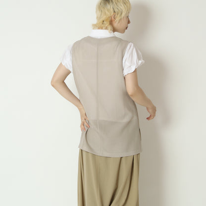 メッシュロングベスト　631427